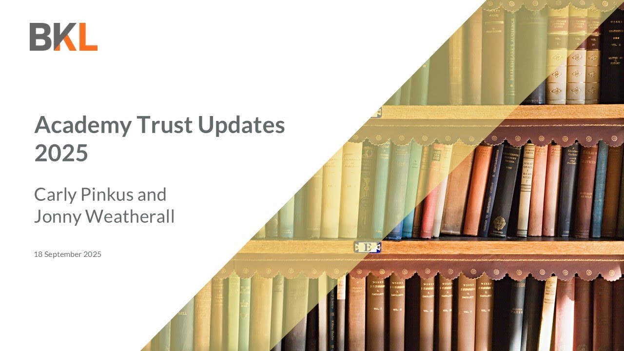 Academy Trust Updates 2025 Webinar