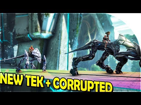 *NEW* TEK Dinos + CORRUPTED Dinos + TAXIDERMY - DEFENSE UNIT BATTLE - ARK Extinction Gameplay Part 2