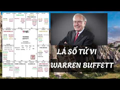  Lá số tử vi ông trùm đầu tư Warren Buffett