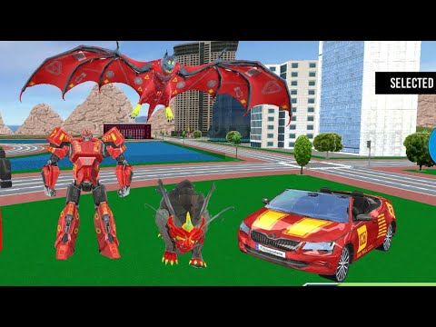 Lion Robot Car Game 2021 - Lion Robot Car Transforming Games - Android Gameplay