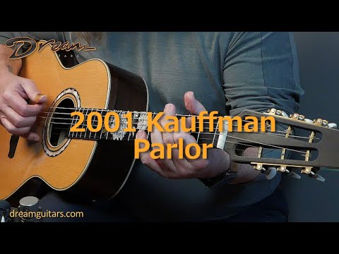 2001 Steve Kauffman Parlor, Brazilian Rosewood & Sitka Spruce