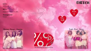 Apink / Percent [%%] / Enough  (Audio)