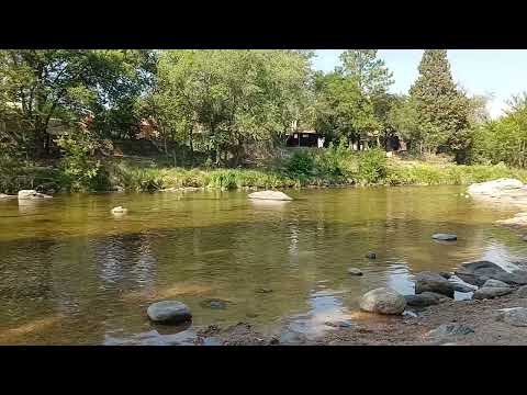 Panorámica del Vado de La Bolsa, Río Anisacate, Córdoba 