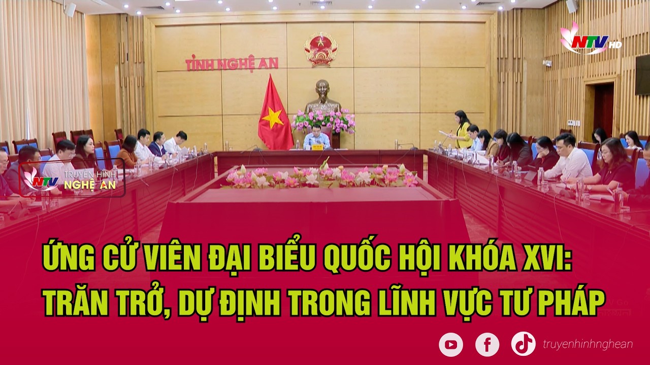 Ứng cử viên đại biểu Quốc hội khóa XVI: trăn trở, dự định trong lĩnh vực tư pháp