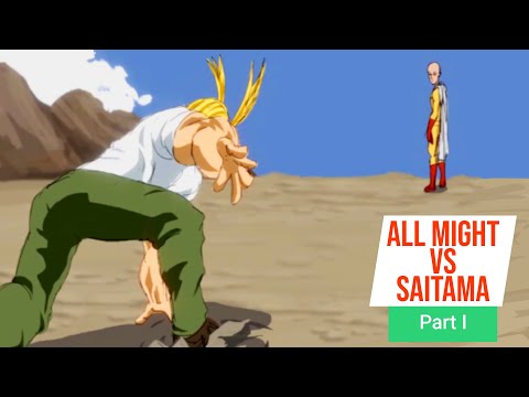 (Fan Animation) All Might vs Saitama - Part 1 -The Setup