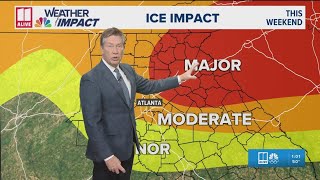 Winter storm update with Chief Meteorologist Chris Holcomb | Atlanta under ice storm warning