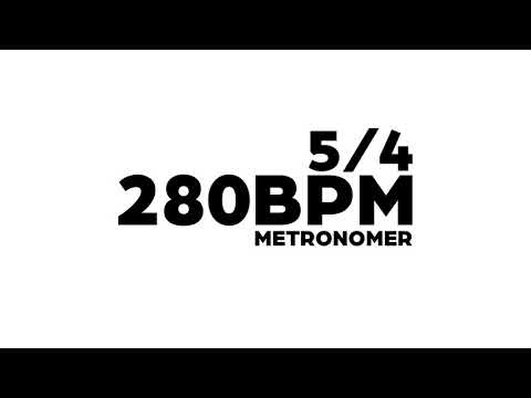 280 BPM Metronome 5/4