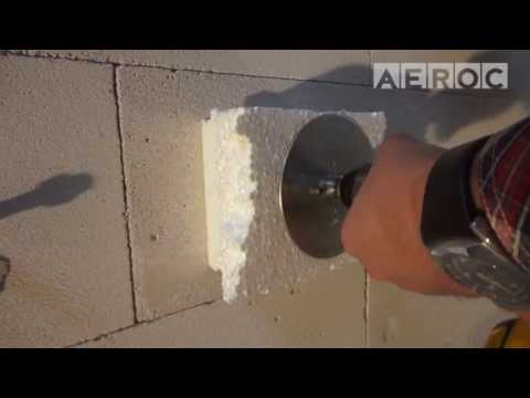 EJOT siltināšanas dībeļu STR noturība dažādos AEROC sienu blokos