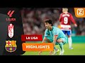 VAR BESLIST DE WEDSTRIJD IN MINUUT 90!?? | Granada vs FC Barcelona | La Liga 2023/24 | Samenvatting