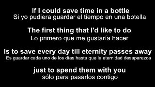 ♥ Time In A Bottle ♥ El Tiempo En Una Botella ~ Jim Croce - subtitulada inglés/español