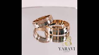 Argollas de Matrimonio en Oro Blanco y Rosa de 14k 5mm