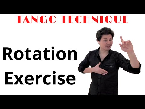 Tango Technique for Leaders - ROTATION EXERCISE