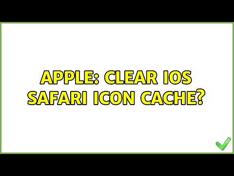 Apple: Clear iOS Safari icon cache?