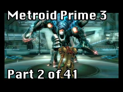 LP Metroid Prime 3: Corruption (Part 2 of 41) - Berserker Lord Attack Demonstration + Extras