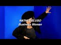 business woman - nathy peluso (lyrics video)