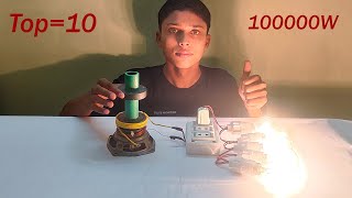 Download lagu Free energy 220v electricity 100000w energy generator top 10 magnetic copper transformer ideas mp3