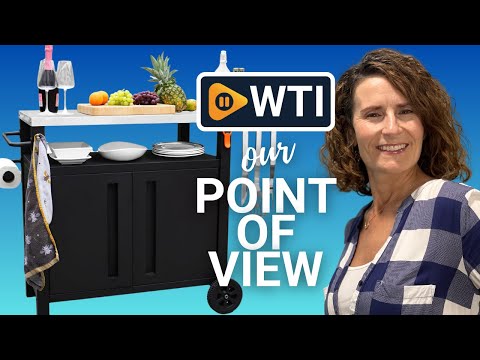 XL Grill Cart Outdoor with Storage - Modular BBQ Cart - WTI product video review