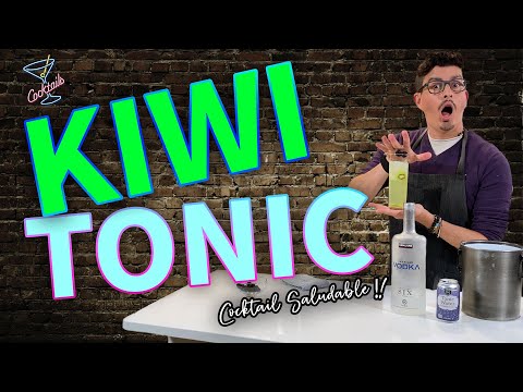 KIWI TONIC COCKTAIL | VODKA | WIKI | COCKTAILS | SALUDABLE | LIT SHOW