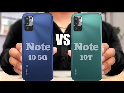 Redmi Note 10 5G  Vs Redmi Note 10T 5G