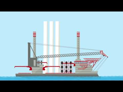 Wie ein Offshore-Windpark entsteht