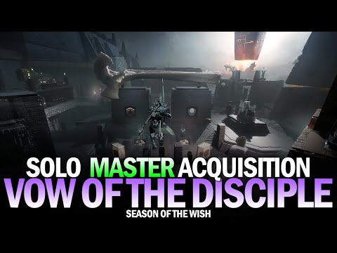 Solo Master Acquisition - Vow of the Disciple Raid [Destiny 2]