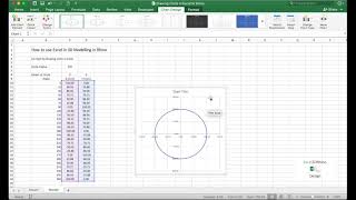 Drawing a Circle in Excel and generate it in Rhino