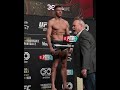 Dricus Du Plessis weighs in at 186 ? #shorts
