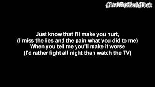 Halestorm - I Miss The Misery | Lyrics on screen | HD