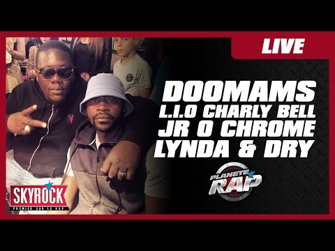 Charly Bell, L.I.O, Lynda, Jr O Chrome, Doomams & Dry en live #PlanèteRap