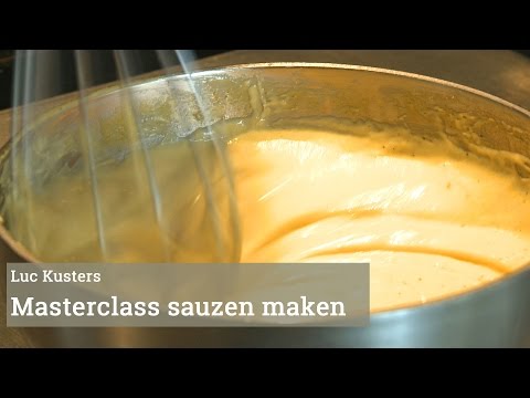Masterclass sauzen maken met Luc Kusters