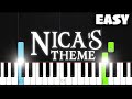 Nica's Theme (The Tearsmith) - EASY Piano Tutorial