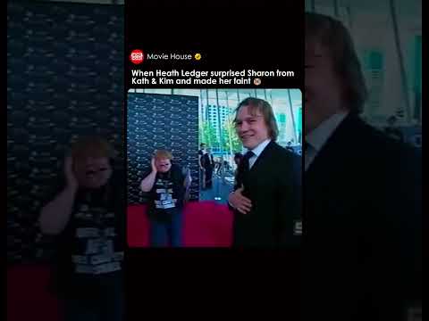 When Heath Ledger made her faint 😭