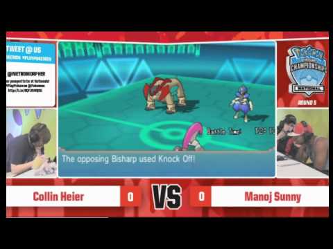 【VGC2015】US National Championships Day2 Round5 Collin Heier vs Manoj Sunny