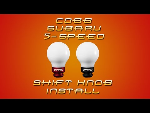 COBB Subaru 5-Speed Shift Knob Install Video