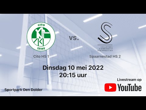 Cito HS 1 vs. Spaarnestad HS 2, Volleybal Heren Tweede Divisie