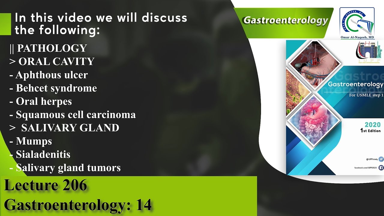 Aphthous ulcer | Behcet syndrome | Oral herpes | Mumps | Sialadenitis | Salivary gland tumors