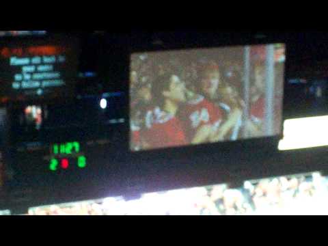 Calgary Flames player Jarome Iginla 500th goal against Minnesota Wild