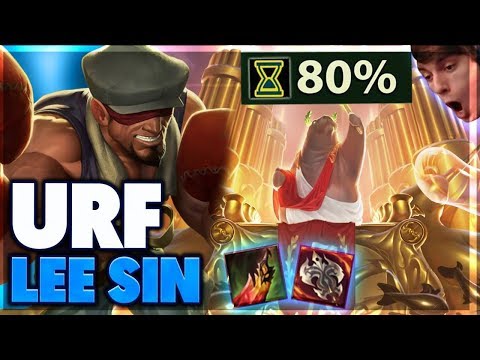 THE MOST FUN URF CHAMPION (CRAZY OUT PLAYS) | URF LEE SIN FULL GAMEPLAY - BunnyFuFuu