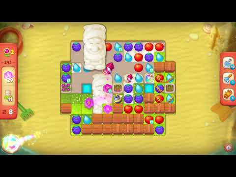 Gardenscapes 243 Hard Level - NO BooSTERS