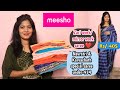 Meesho Festive Wear Saree Haul Starting Rs 405 Meesho Bollywood Replica Saree Clovia Sale