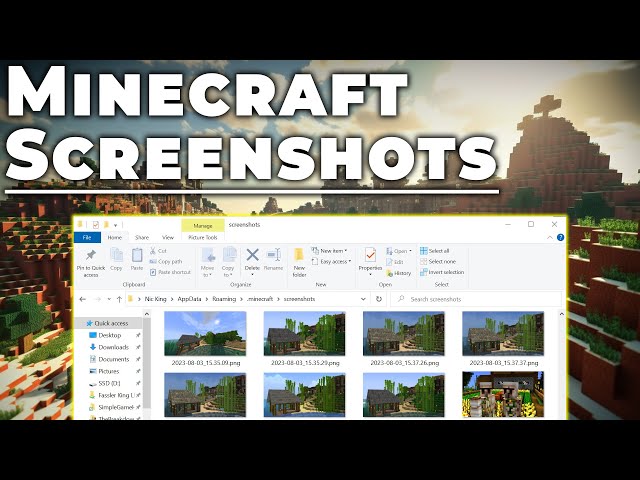 Minecraft Spp Screen Where do Minecraft screenshots go on different devices?