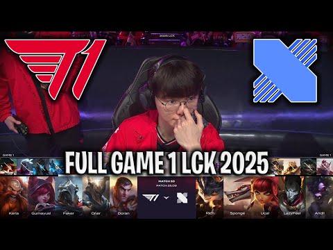 ANNIE MID vs FAKER!😱 - T1 vs DRX GAME 1 LCK SPRING 2025 W6D2 | T1 vs DRX G1 LCK 2025