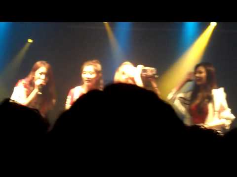 140523 JiHyun talking in Spanish @ 4MINUTE Fanbash in Barcelona