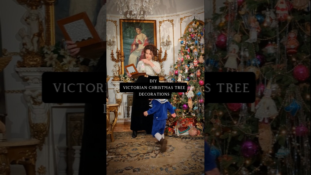 Diy victorian christmas tree decorations