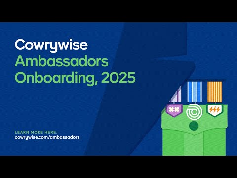 Onboarding Session, 2025 | Cowrywise Ambassadors