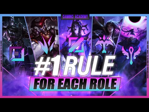 The GOLDEN RULE For EVERY ROLE In League of Legends | Season 14 Guide