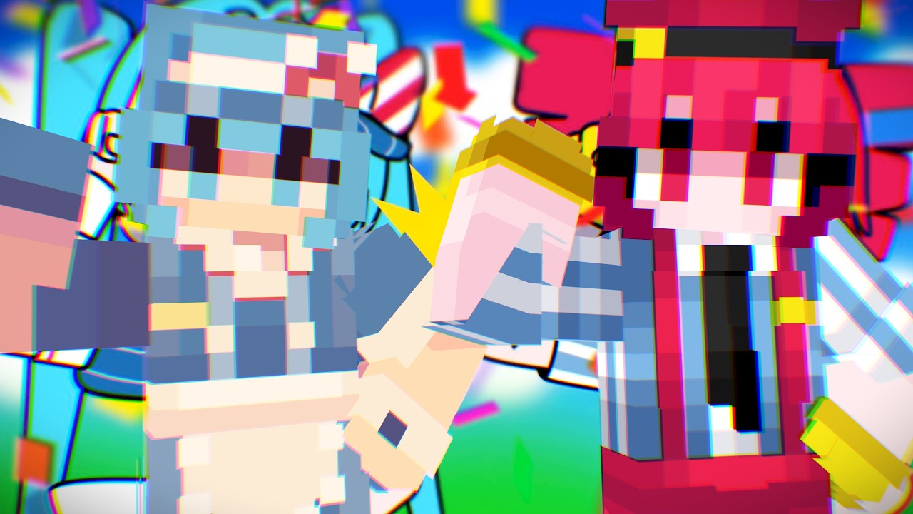 初音ミク・重音テト「メズマライザー」 - Minecraft音ブロックカバー #メズマライザー #noteblock