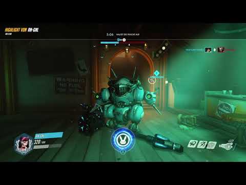 Overwatch D.Va vs Reinhardt bunny hop