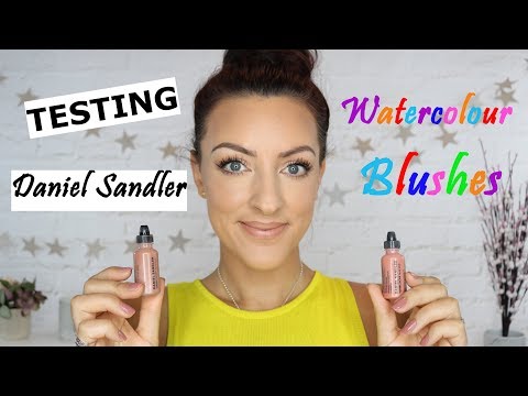 Testing Daniel Sandler watercolour blush