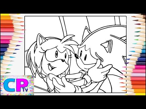 Sonic and Amy Rose Coloring Pages/Sonic the Hedgehog/Jim Yosef & Anna Yvette - Linked [NCS Release]
